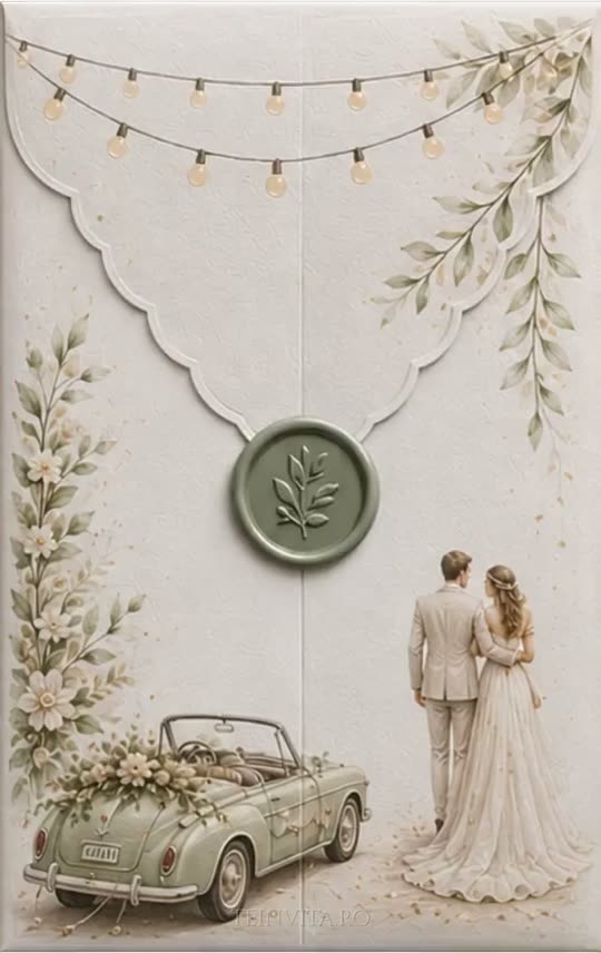Invitația Minimal, animația de intrare